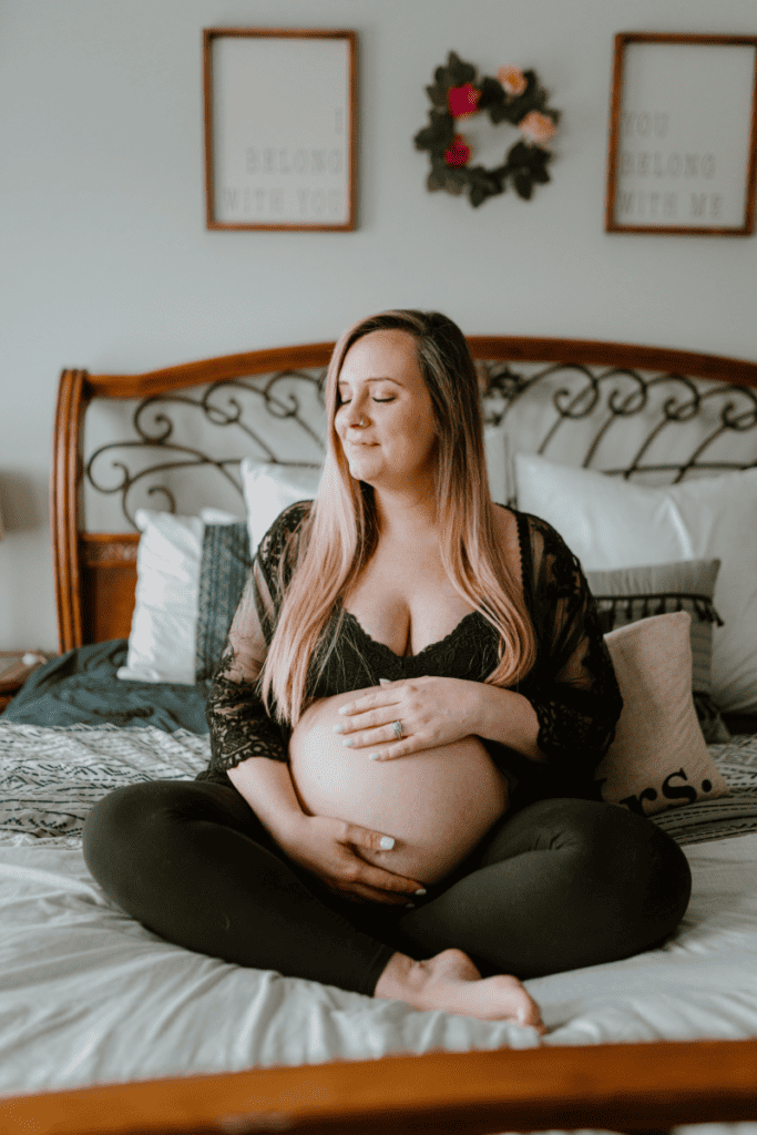 indoor maternity session - 2